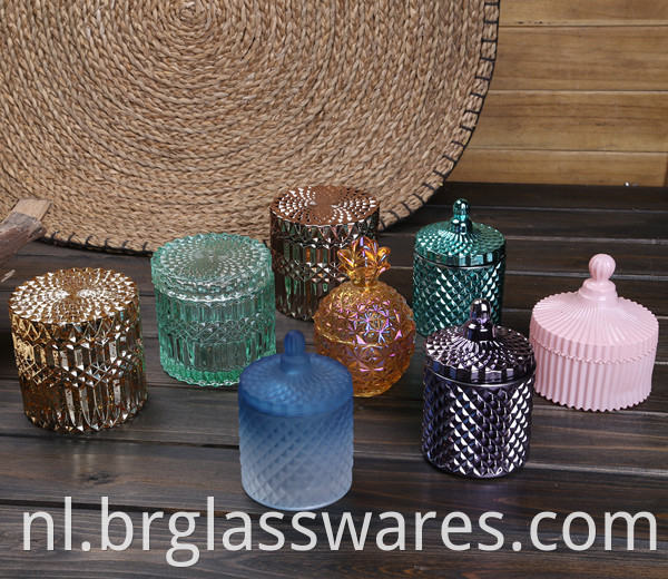 glass candle jar 5